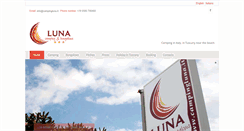 Desktop Screenshot of campingluna.it